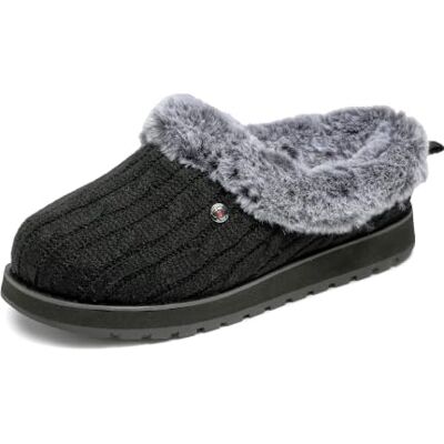 Skechers Damen Keepsakes Ice Angel slipper Herbst-Winter-Kollektion Hausschuhe Flach Memory Foam Einlegesohle Skechers Damen Keepsakes Ice Angel slipper Herbst-Winter-Kollektion Hausschuhe Flach Memory Foam Einlegesohle