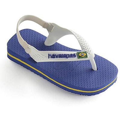 Havaianas Baby Brasil Logo II Unisex Kinder FlipFlop Marine Blue 20 EU Havaianas Baby Brasil Logo II Unisex Kinder FlipFlop Marine Blue 20 EU