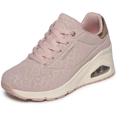 Skechers Damen UNO Wedge Safari Daze Turnschuhe, Pink, 38 EU Skechers Damen UNO Wedge Safari Daze Turnschuhe, Pink, 38 EU