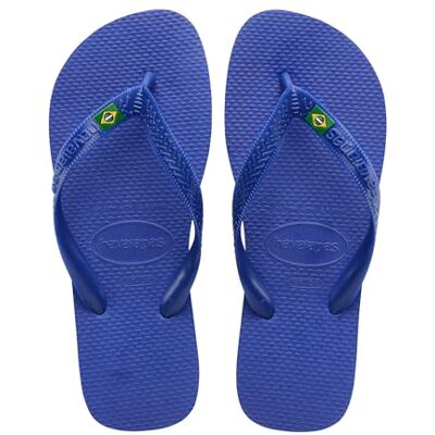 Havaianas Top Brasil Unisex Flipflop Marine Blue 41 EU Havaianas Top Brasil Unisex Flipflop Marine Blue 41 EU