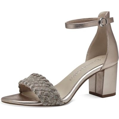 MARCO TOZZI Damen Sandalen mit Absatz Elegant Blockabsatz MARCO TOZZI Damen Sandalen mit Absatz Elegant Blockabsatz