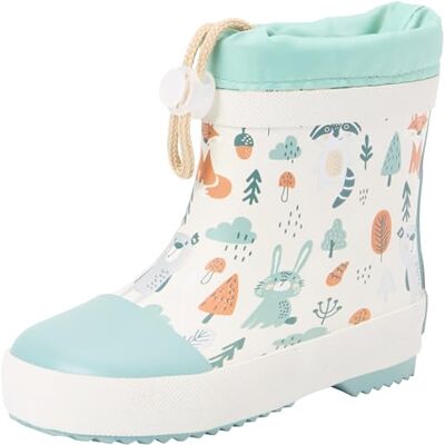Playshoes Gummistiefel Halbschaft Wald Gefüttert Unisex Kinder Gummistiefel, Natur Wald, 23 EU Playshoes Gummistiefel Halbschaft Wald Gefüttert Unisex Kinder Gummistiefel, Natur Wald, 23 EU