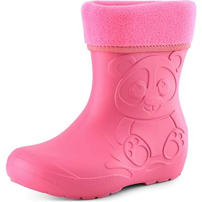 Ladeheid Eva Kinder Jungen Mädchen Gummistiefel Regenschuhe gefüttert LA-CA-11 (Rosa, 22/23 EU) Ladeheid Eva Kinder Jungen Mädchen Gummistiefel Regenschuhe gefüttert LA-CA-11 (Rosa, 22/23 EU)