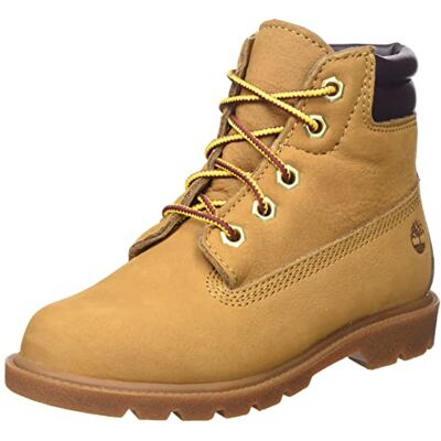 Timberland Unisex 6in Water Resistant Basic (Junior) Fashion Boot, Wheat, 38 EU Timberland Unisex 6in Water Resistant Basic (Junior) Fashion Boot, Wheat, 38 EU