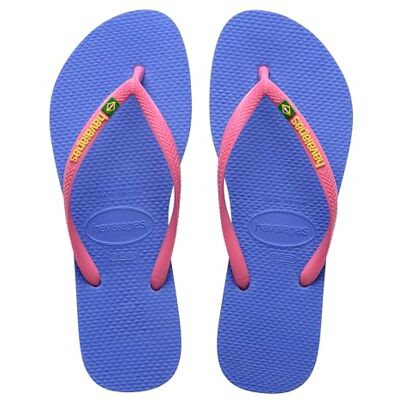 Havaianas Slim Brasil Logo Damen FlipFlop Provence Blue 37 EU Havaianas Slim Brasil Logo Damen FlipFlop Provence Blue 37 EU
