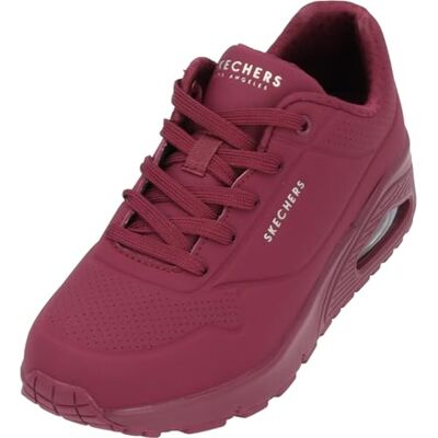 Skechers Damen UNO Stand ON AIR, Plum Durabuck/Mesh, 35 EU Skechers Damen UNO Stand ON AIR, Plum Durabuck/Mesh, 35 EU
