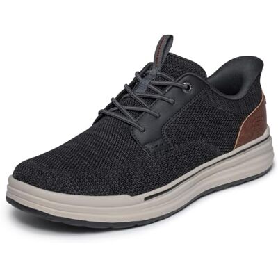 Skechers Herren Sterling Ramone Slip-InTurnschuhe, Black Knitted Mesh, 45 EU Skechers Herren Sterling Ramone Slip-InTurnschuhe, Black Knitted Mesh, 45 EU