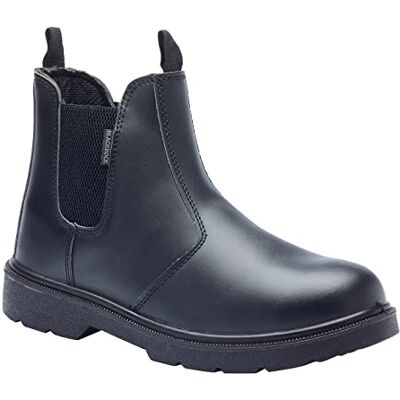 Blackrock Dealer Arbeitssicherheitsstiefel, Stahlkappe, Chelsea Boots, Herren Damen Damen, Sicherheitsschuhe, Gartenarbeit, Schwarz, Reiten, Hof, Slip On Schuhe, Leichtgewicht Blackrock Dealer Arbeitssicherheitsstiefel, Stahlkappe, Chelsea Boots, Herren Damen Damen, Sicherheitsschuhe, Gartenarbeit, Schwarz, Reiten, Hof, Slip On Schuhe, Leichtgewicht