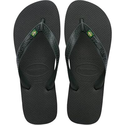 Havaianas Top Brasil, Bequeme, Robuste und Leichte Badelatschen, mit Rutschfesten Sohlen, Brasilien-Flagge auf den Riemen, Unisex Erwachsene Havaianas Top Brasil, Bequeme, Robuste und Leichte Badelatschen, mit Rutschfesten Sohlen, Brasilien-Flagge auf den Riemen, Unisex Erwachsene
