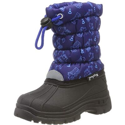 Playshoes Winter-Bootie Verkehr, Unisex-Kinder Schneestiefel, Blau (Marine 11), 22/23 EU (6 Child UK) Playshoes Winter-Bootie Verkehr, Unisex-Kinder Schneestiefel, Blau (Marine 11), 22/23 EU (6 Child UK)