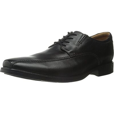Clarks Herren Tilden Walk Oxford-Schuh Derby, schwarzes Leder, 41.5 EU Clarks Herren Tilden Walk Oxford-Schuh Derby, schwarzes Leder, 41.5 EU