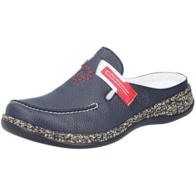 Rieker Damen Frühjahr/Sommer 46393 Clogs, Navy Red 15, 40 EU Rieker Damen Frühjahr/Sommer 46393 Clogs, Navy Red 15, 40 EU