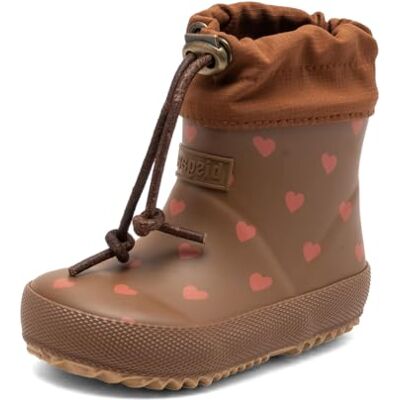 Bisgaard Unisex Kinder Thermo Baby Rain Boot, Chocolate Heartbeat, 23 EU Bisgaard Unisex Kinder Thermo Baby Rain Boot, Chocolate Heartbeat, 23 EU