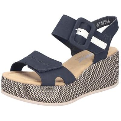 Rieker Damen 69450 Keil Sandaletten Rieker Damen 69450 Keil Sandaletten