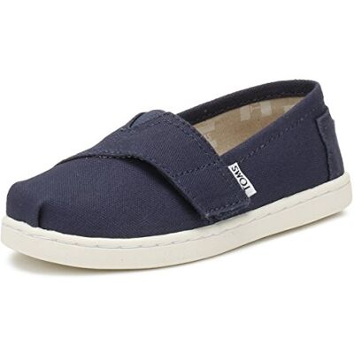 TOMS Unisex Baby Tiny Alpargata Flache Slipper, Marineblau, 23.5 EU TOMS Unisex Baby Tiny Alpargata Flache Slipper, Marineblau, 23.5 EU