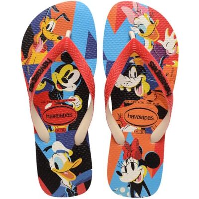 Havaianas Disney Stylish Unisex FlipFlop Beige Straw/Red Ruby 39 EU Havaianas Disney Stylish Unisex FlipFlop Beige Straw/Red Ruby 39 EU