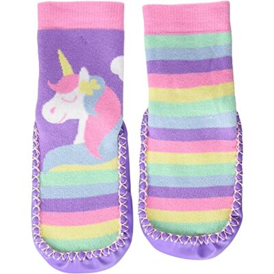 Playshoes Unisex Kinder Hüttenschuh Hausschuh, Multicolor Einhorn, 28/29 EU Playshoes Unisex Kinder Hüttenschuh Hausschuh, Multicolor Einhorn, 28/29 EU