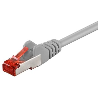goobay 92741 CAT 6 Kabel Lan Netzwerkkabel für Gigabit Ethernet S-FTP doppelt geschirmtes Patchkabel mit RJ45 Stecker, 20m, Grau goobay 92741 CAT 6 Kabel Lan Netzwerkkabel für Gigabit Ethernet S-FTP doppelt geschirmtes Patchkabel mit RJ45 Stecker, 20m, Grau