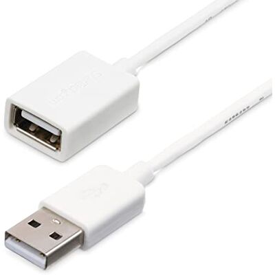 StarTech .com 1m USB 2.0 Verlängerungskabel A auf A Stecker/Buchse Weiß USB A (St) auf USB A (Bu) Verlängerung StarTech .com 1m USB 2.0 Verlängerungskabel A auf A Stecker/Buchse Weiß USB A (St) auf USB A (Bu) Verlängerung