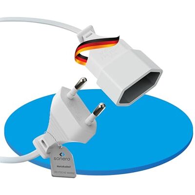 SONERO ESB-020W Verlängerungskabel - Euro Stecker SONERO ESB-020W Verlängerungskabel - Euro Stecker