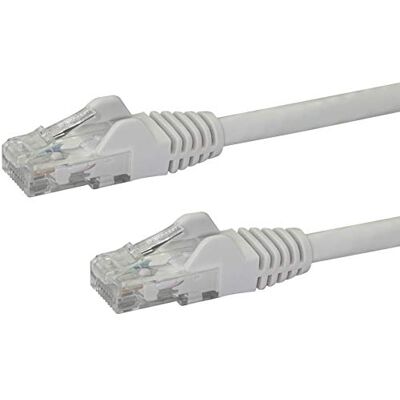 StarTech .com 0,5m Cat6 Snagless RJ45 Ethernet Netzwerkkabel Weiß 50cm Cat 6 UTP Kabel StarTech .com 0,5m Cat6 Snagless RJ45 Ethernet Netzwerkkabel Weiß 50cm Cat 6 UTP Kabel