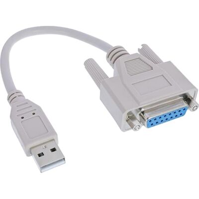 InLine 33101 USB Adapter Kabel, USB Stecker A auf 15pol Buchse InLine 33101 USB Adapter Kabel, USB Stecker A auf 15pol Buchse
