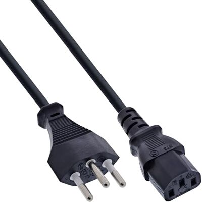 InLine 16651R Netzkabel, Netzstecker Schweiz auf Kaltgerätestecker C13, 1,0m InLine 16651R Netzkabel, Netzstecker Schweiz auf Kaltgerätestecker C13, 1,0m
