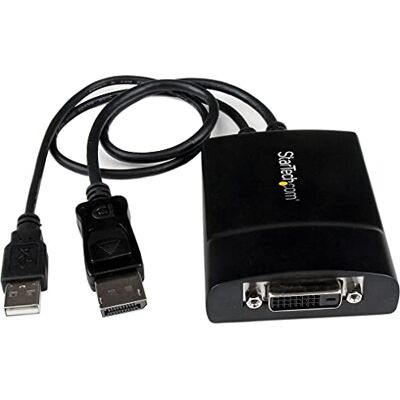 StarTech .com DisplayPort auf Dual Link DVI Konverter mit USB Stromversorgung / DP (Stecker) zu DVI-D (Buchse) mit bis zu 2560x1600 (DP2DVID2) StarTech .com DisplayPort auf Dual Link DVI Konverter mit USB Stromversorgung / DP (Stecker) zu DVI-D (Buchse) mit bis zu 2560x1600 (DP2DVID2)