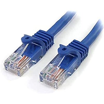 StarTech .com Cat5e Patchkabel mit Snagless RJ45 Anschluss Netzwerkkabel 5m Blau StarTech .com Cat5e Patchkabel mit Snagless RJ45 Anschluss Netzwerkkabel 5m Blau