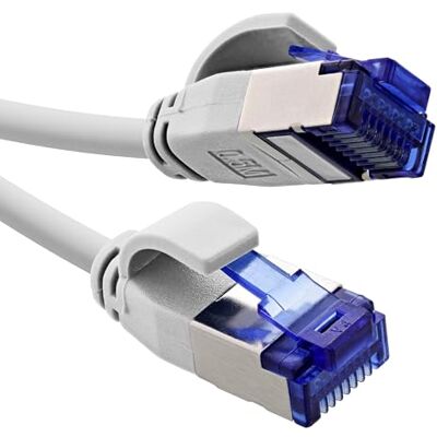 InLine Patchkabel Slim, Cat.6A, S/FTP, TPE (LSZH) flexibel, PoE, Kupfer (CU), LAN, Ethernet, Netzwerk Kabel, RJ45 Gigabit, weiß, 1m, 74901W InLine Patchkabel Slim, Cat.6A, S/FTP, TPE (LSZH) flexibel, PoE, Kupfer (CU), LAN, Ethernet, Netzwerk Kabel, RJ45 Gigabit, weiß, 1m, 74901W