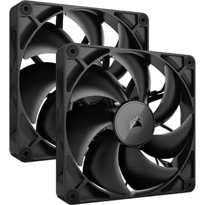 Corsair iCUE LINK RX140 140mm PWM-Lüfters mit iCUE LINK System Hub Magnetisches Kuppellager Dual Pack Schwarz Corsair iCUE LINK RX140 140mm PWM-Lüfters mit iCUE LINK System Hub Magnetisches Kuppellager Dual Pack Schwarz