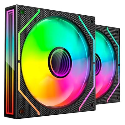 Mars Gaming MF-3DPROX2, Kit 2x PWM 120mm Lüfter, ARGB Triple Infinity Mirror 360° Beleuchtung, PWM-Steuerungssystem, FDB-Lager, PC-Lüfter mit voller ARGB-Kompatibilität, Schwarz Mars Gaming MF-3DPROX2, Kit 2x PWM 120mm Lüfter, ARGB Triple Infinity Mirror 360° Beleuchtung, PWM-Steuerungssystem, FDB-Lager, PC-Lüfter mit voller ARGB-Kompatibilität, Schwarz