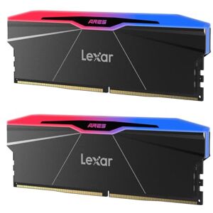 Lexar RGB DDR5 RAM 32GB Kit (2x16GB) 6000MHz CL30, 288-Pin UDIMM Desktop Desktop Speicher/PC Gaming Computerspeicher, Interne Arbeitsspeicher für Intel XMP 3.0/AMD EXPO/CL30-38-38-76/1,4V Lexar RGB DDR5 RAM 32GB Kit (2x16GB) 6000MHz CL30, 288-Pin UDIMM Desktop Desktop Speicher/PC Gaming Computerspeicher, Interne Arbeitsspeicher für Intel XMP 3.0/AMD EXPO/CL30-38-38-76/1,4V
