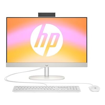 HP All-in-One-PC, 23,8" FHD-Touchscreen, AMD Ryzen 5 7520U, 16 GB DDR4 RAM, 512 GB SSD, AMD Radeon-Grafik, Windows 11 Home, QWERTZ, Weiß HP All-in-One-PC, 23,8" FHD-Touchscreen, AMD Ryzen 5 7520U, 16 GB DDR4 RAM, 512 GB SSD, AMD Radeon-Grafik, Windows 11 Home, QWERTZ, Weiß
