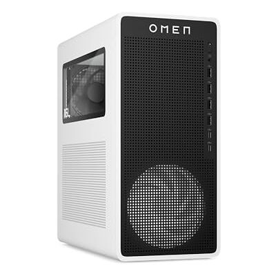 HP Omen 16L Gaming Desktop PC, Intel Core Ultra 5 225F, 16 GB DDR5 RAM, 1 TB SSD, NVIDIA GeForce RTX 5060 Ti, Windows 11 Home, RGB-Beleuchtung, Weiß HP Omen 16L Gaming Desktop PC, Intel Core Ultra 5 225F, 16 GB DDR5 RAM, 1 TB SSD, NVIDIA GeForce RTX 5060 Ti, Windows 11 Home, RGB-Beleuchtung, Weiß