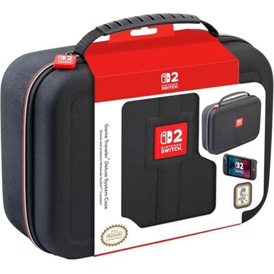 RDS Industries, Inc RDS – Lizenzierte Nintendo-Switch-2, Nintendo-Switch-OLED- & Nintendo-Switch-Systeme Game Traveler Deluxe-System-Hülle, hält AC-Adapter, HDMI-Kabel, Joy-Con-Gurte & Spielkartenetui & Karten RDS Industries, Inc RDS – Lizenzierte Nintendo-Switch-2, Nintendo-Switch-OLED- & Nintendo-Switch-Systeme Game Traveler Deluxe-System-Hülle, hält AC-Adapter, HDMI-Kabel, Joy-Con-Gurte & Spielkartenetui & Karten