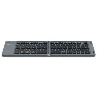 Hama Faltbare Tastatur Bluetooth (Ultraslim Wireless Keyboard klappbar, leise, Mini, kabellos für Tablet/iPad/Handy/iPhone, Reise-Tastatur für unterwegs, Akku, 10 m Reichweite, QWERTZ) schwarz Hama Faltbare Tastatur Bluetooth (Ultraslim Wireless Keyboard klappbar, leise, Mini, kabellos für Tablet/iPad/Handy/iPhone, Reise-Tastatur für unterwegs, Akku, 10 m Reichweite, QWERTZ) schwarz