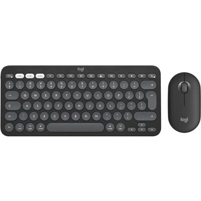 Logitech Pebble 2 Combo for Mac US QWERTY-Layout, Grafit Logitech Pebble 2 Combo for Mac US QWERTY-Layout, Grafit