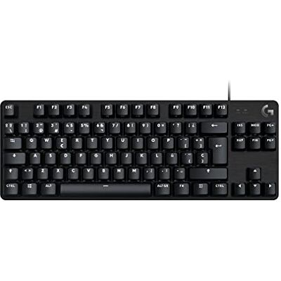 Logitech G413 TKL SE Mechanische Gaming-Tastatur Mit Hintergrundbeleuchtung, Spanisches QWERTY-Layout Schwarz Logitech G413 TKL SE Mechanische Gaming-Tastatur Mit Hintergrundbeleuchtung, Spanisches QWERTY-Layout Schwarz
