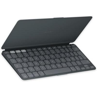 Logitech Keys-to-Go 2, Mobile kabellose Tastatur für iPad mit integriertem Schutzcover, schlanke und kompakte, für iPad, iPhone, Mac und Apple TV, einfacher Gerätewechsel, DEU QWERTZ-Layout Grau Logitech Keys-to-Go 2, Mobile kabellose Tastatur für iPad mit integriertem Schutzcover, schlanke und kompakte, für iPad, iPhone, Mac und Apple TV, einfacher Gerätewechsel, DEU QWERTZ-Layout Grau