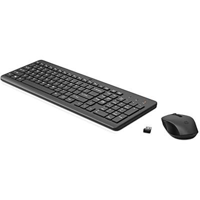 HP 330 Wireless Maus & Tastatur, QWERTZ deutsches Layout, USB-A Dongle, 2,4-GHz Kabellos, 1600 DPI, Schwarz HP 330 Wireless Maus & Tastatur, QWERTZ deutsches Layout, USB-A Dongle, 2,4-GHz Kabellos, 1600 DPI, Schwarz