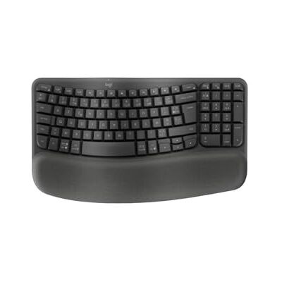 Logitech Wave Keys kabellos Ergonomic Tastatur FRA AZERTY Logitech Wave Keys kabellos Ergonomic Tastatur FRA AZERTY