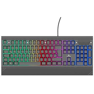 LYCANDER Gaming Keyboard Germany, Wired Keyboard 19 anti-ghosting keys, 1.8m cable, rainbow backlight LYCANDER Gaming Keyboard Germany, Wired Keyboard 19 anti-ghosting keys, 1.8m cable, rainbow backlight