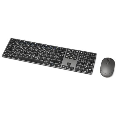 Amazon Basics Tastatur und Maus, kabellos, aufladbar, ultradünn, leiser Anschlag, mit Nummernblock, (dt. Layout nicht garantiert), schwarz Amazon Basics Tastatur und Maus, kabellos, aufladbar, ultradünn, leiser Anschlag, mit Nummernblock, (dt. Layout nicht garantiert), schwarz