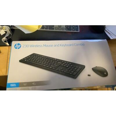 HP 230 Combo Wireless-Tastatur und Maus, bis zu 1 Jahr Laufzeit, leise Eingabe, Schnellwahltasten und 12 Funktionen, Ziffernblock, 1600 DPI, Scrollrad, Schwarz HP 230 Combo Wireless-Tastatur und Maus, bis zu 1 Jahr Laufzeit, leise Eingabe, Schnellwahltasten und 12 Funktionen, Ziffernblock, 1600 DPI, Scrollrad, Schwarz