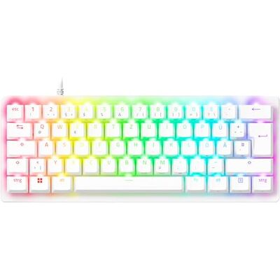 Razer Huntsman V3 Pro Mini Analoge optische Gaming E-Sport Tastatur 60% Format Snap Tap & Rapid Trigger (Steuerungstaste, Doubleshot-PBT-Tastenkappen) QWERTZ DE-Layout Weiß Razer Huntsman V3 Pro Mini Analoge optische Gaming E-Sport Tastatur 60% Format Snap Tap & Rapid Trigger (Steuerungstaste, Doubleshot-PBT-Tastenkappen) QWERTZ DE-Layout Weiß