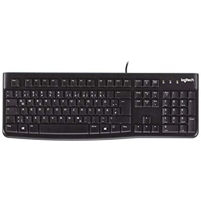 Logitech K120 Kabelgebundene Tastatur für Windows, ITA QWERTY Logitech K120 Kabelgebundene Tastatur für Windows, ITA QWERTY