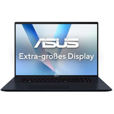 Asus Vivobook 18 M1807HA Laptop 18" WUXGA 16:10 IPS Display AMD Ryzen 7 260 16GB RAM 1TB SSD AMD Radeon 780M Win11 Home QWERTZ Quiet Blue (AC Adapter Sold Separately) Asus Vivobook 18 M1807HA Laptop 18" WUXGA 16:10 IPS Display AMD Ryzen 7 260 16GB RAM 1TB SSD AMD Radeon 780M Win11 Home QWERTZ Quiet Blue (AC Adapter Sold Separately)