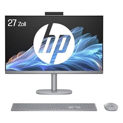 HP OmniStudio X 27-cs0253ng All-in-One KI PC, 27 Zoll Entspiegeltes FHD-Display, Intel Core Ultra 5 125H, 16 GB DDR5-SDRAM, 512GB SSD, Intel Arc Graphics, Windows 11 Home, QWERTZ Tastatur, Silber HP OmniStudio X 27-cs0253ng All-in-One KI PC, 27 Zoll Entspiegeltes FHD-Display, Intel Core Ultra 5 125H, 16 GB DDR5-SDRAM, 512GB SSD, Intel Arc Graphics, Windows 11 Home, QWERTZ Tastatur, Silber