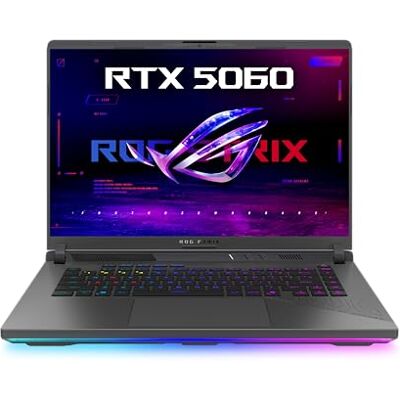 Asus ROG Strix G16 G614FM Laptop 16" WUXGA 165Hz/3ms 16:9 IPS Display AMD Ryzen 9 9955HX 16GB RAM 1TB SSD NVIDIA RTX 5060 Win11 Home QWERTZ Eclipse Gray 3Monate GamePass Asus ROG Strix G16 G614FM Laptop 16" WUXGA 165Hz/3ms 16:9 IPS Display AMD Ryzen 9 9955HX 16GB RAM 1TB SSD NVIDIA RTX 5060 Win11 Home QWERTZ Eclipse Gray 3Monate GamePass
